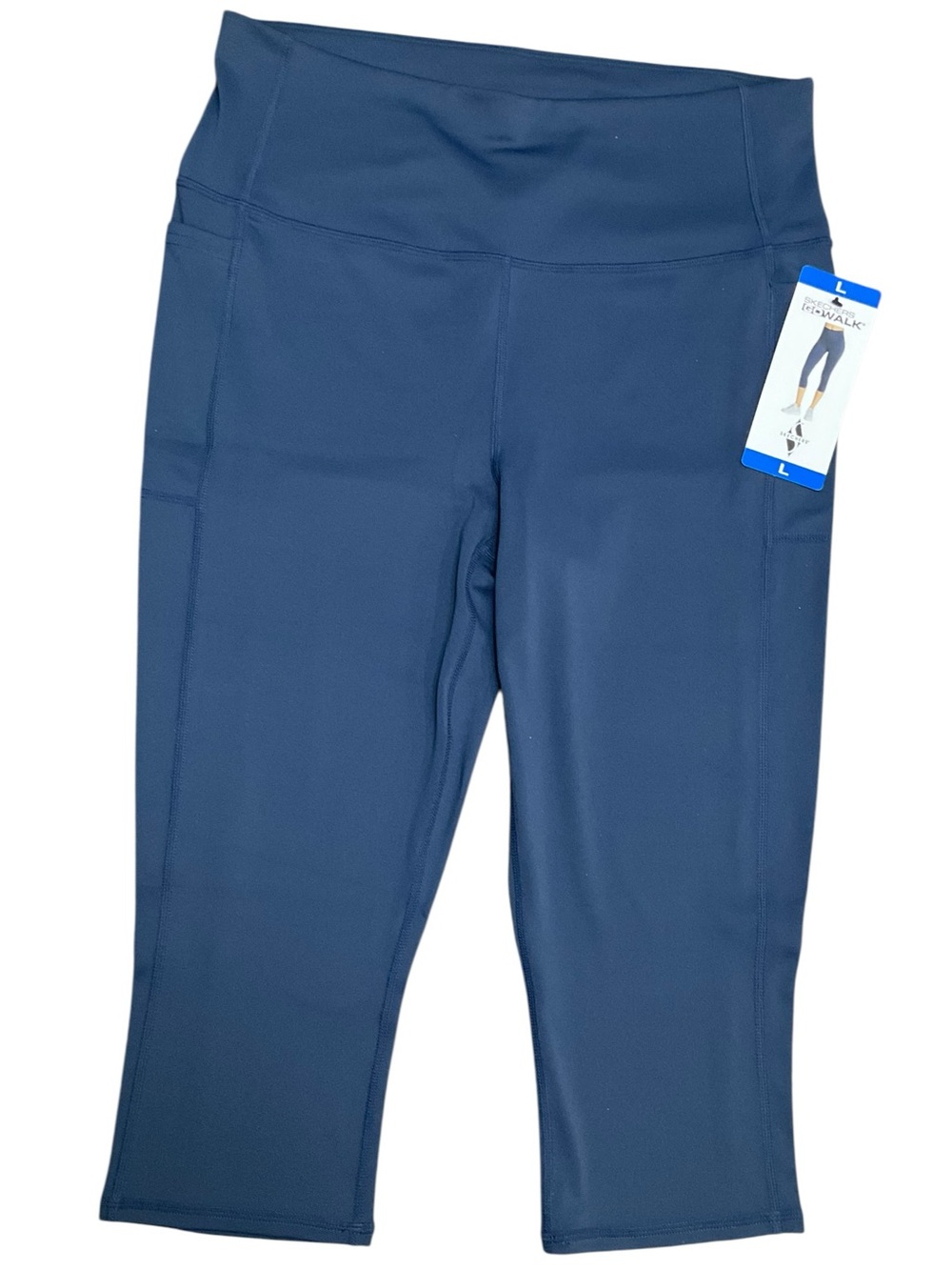 Skechers Women’s Capri Activewear Leggings Yoga Navy Size Medium or Large NWT